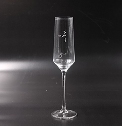 繁花LOGO平口收身香槟杯LX02